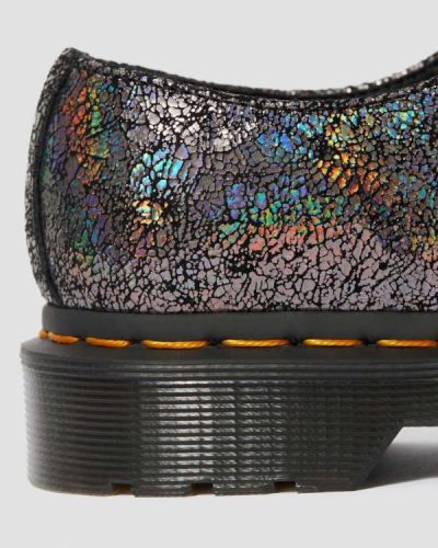 Tenis Oxford Dr Martens 1461 Metallic Cuero Para Mujer DR6133X
